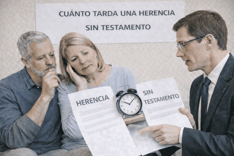 Cuanto tarda una herencia sin testamento