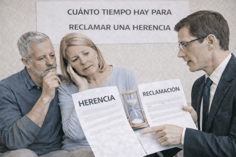 Cuanto tiempo hay para reclamar una herencia