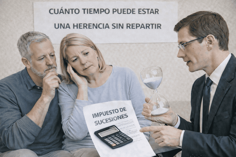 Cuánto tiempo puede estar una herencia sin repartir