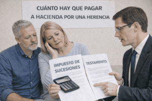 cuanto hay que pagar a hacienda por una herencia