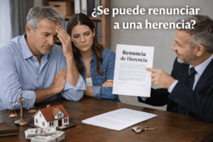 se puede renunciar a una herencia