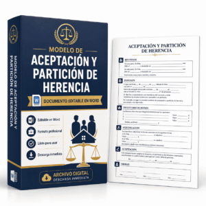 DOCUMENTO DE ACEPTACIÓN Y PARTICIPACIÓN DE HERENCIA