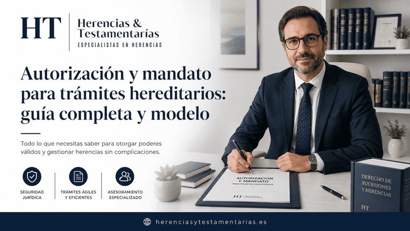 Autorización y mandato para trámites hereditarios guía completa y modelo