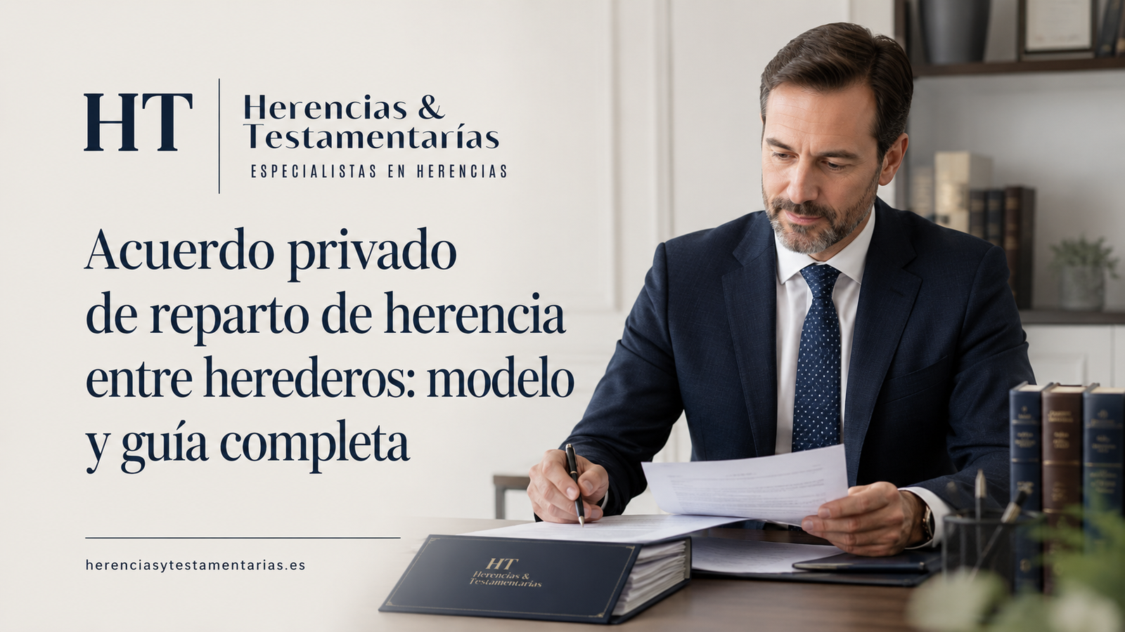 Modelo acuerdo privado de reparto de herencia entre herederos